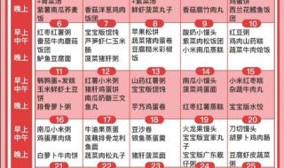 八个月的宝宝能吃什么